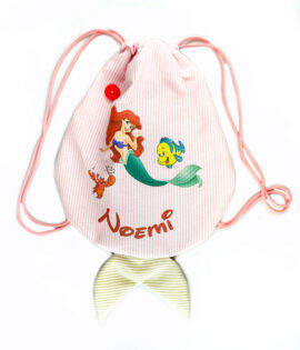 Baby Girl Backpack - Little Mermaid Fish
