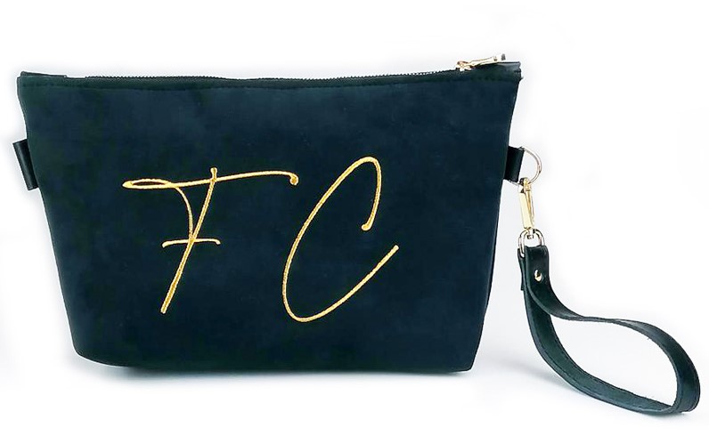 Pochette personalizzata nera