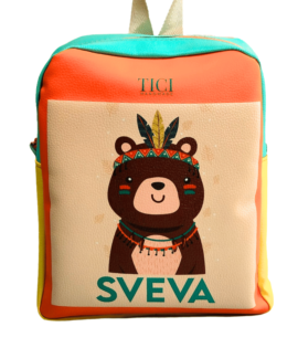 Kindergarten Backpack - Baby Backpack with Bear Personalizable