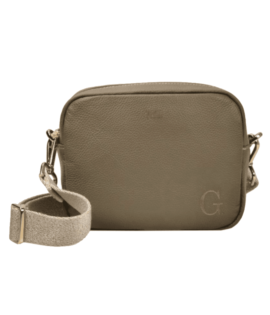 Women's handcrafted bag - light brown leather