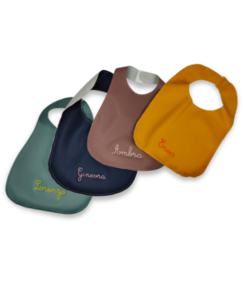 Personalized Baby Bib - Embroidered Name