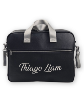 Borsa per Passeggino - Mommy Bag nera e silver
