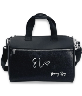 Borsa artigianale per Passeggino - Nera e glitter