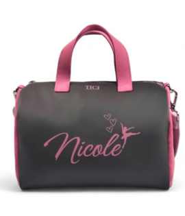 Child or Adult Dance Bag - Black and Fuchsia