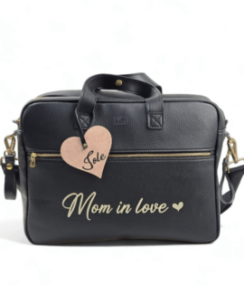 Mommy Bag con cuore personalizzato - Sistema zaino