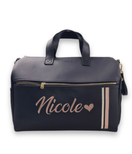 Borsa per Passeggino con Nome ricamato - Bauletto Rose