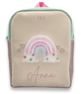 Backpack with Rainbow - Personalized Girl Backpack