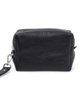 Black or Green Leather Clutch - Handcrafted Clutch