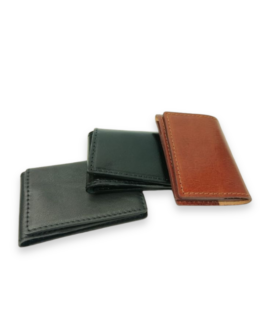 Leather Card Holder - Personalized Credit Card Holder