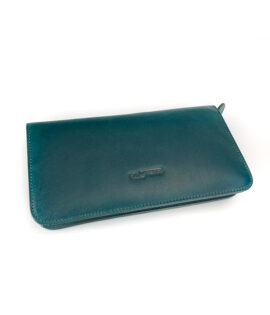 Portafoglio Donna in Pelle Verde