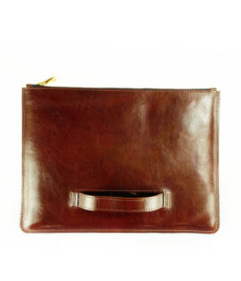 Custodia Tablet in Pelle – Marrone Scuro