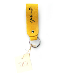 Portachiavi Classico Personalizzato – Giallo