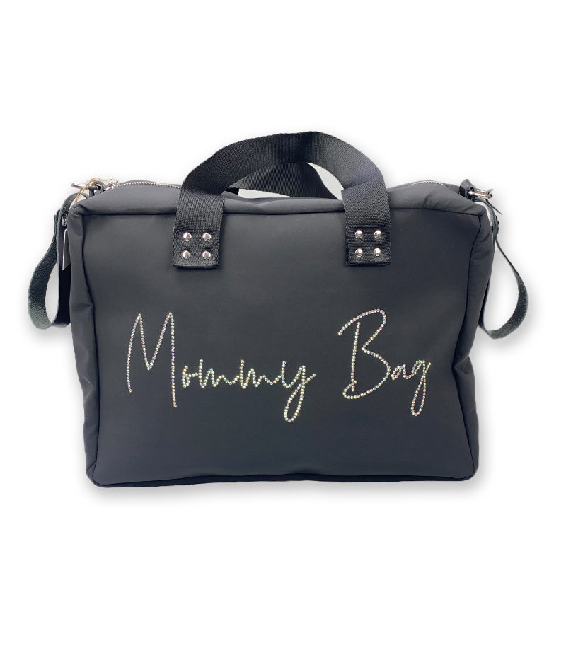 Zaino Mamma Multifunzione - Borsa Passeggino Nera