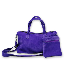 borsa personalizzata con nome viola