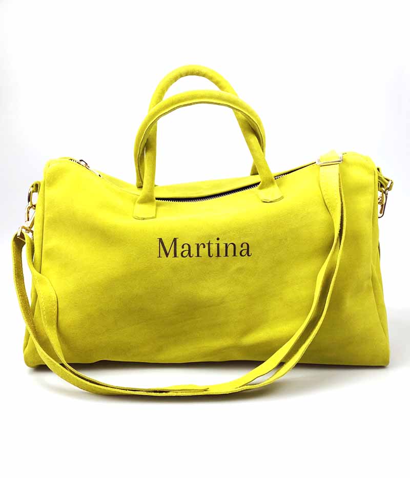 Borsa Personalizzata – Bag Weekend Giallo Fluo