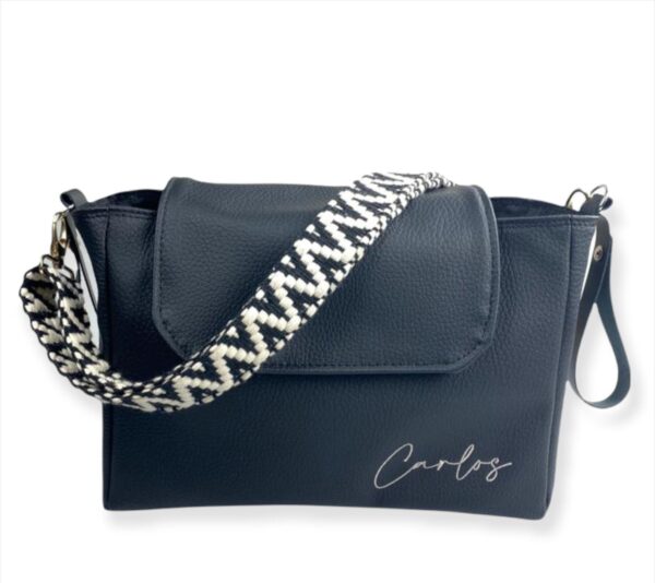 Borsa Passeggino nera con tracolla