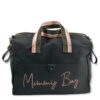 Mommy Bag tecnico nero con strass personalizzata