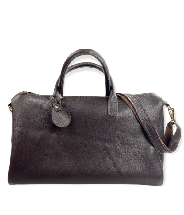 Shopping Bag donna in pelle testa di moro artigianale