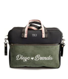 Borsa per Passeggino Nera e Verde - Modello Asia