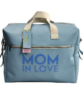 Mommy Bag modello Asia - Borsa Passeggino color Tiffany