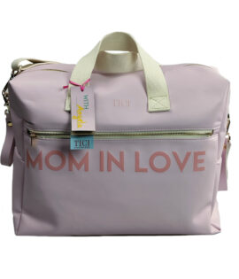 Mommy Bag modello Asia - Borsa Passeggino Bio Rosa