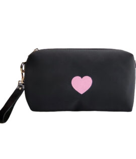 Change Clutch Bag - Pink Heart