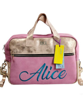 Mommy Bag modello Asia | Borsa Passeggino Rosa con nome