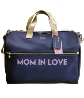 Mommy Bag modello Rose - Bauletto Blu e Oro