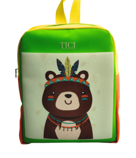 Zainetto Asilo | Zaino Unisex con Orsetto Personalizzabile
