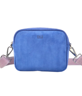 Bag Babol - Borsa suede Azzurra