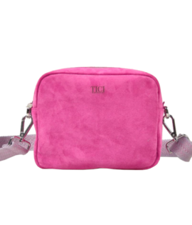 Bag Babol - Borsa suede Fucsia Pronta consegna