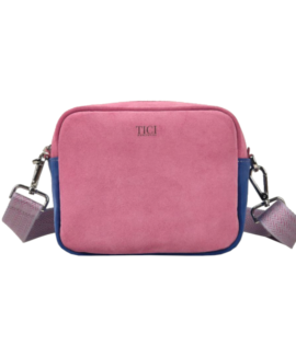 Bag Babol - Borsa suede Azzurra e Rosa Pronta Consegna