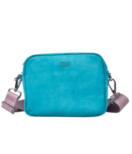 Bag Babol - Borsa suede Celeste