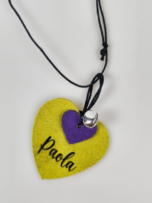 Chiama Angeli - Collana con cuore giallo