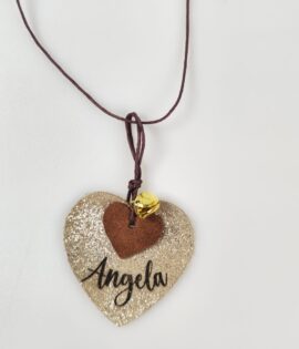 Chiama Angeli - Collana cuore oro