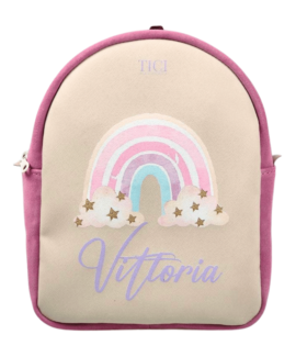 Zaino asilo femminile - Zaino bimba arcobaleno