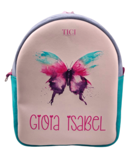 Zaino Bambina con Farfalla - Zaino asilo personalizzato