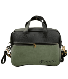 Zaino Mamma - Borsa cambio nera e verde