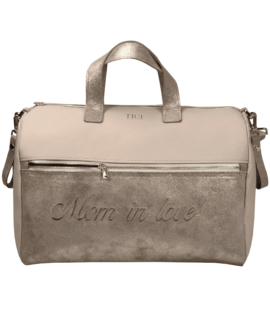Bauletto Rose - Borsa Cambio rosa e panna