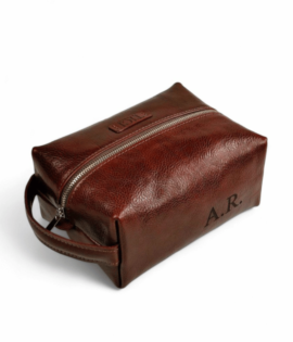 Pochette Beauty Unisex in Cuoio - Pochette Artigianale