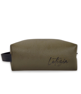 Pochette Beauty Verde - Pochette personalizzata con Nome