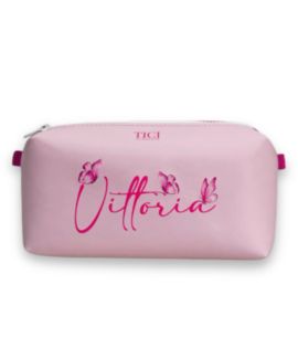 Astuccio Bimba Personalizzato - Nome con Farfalle