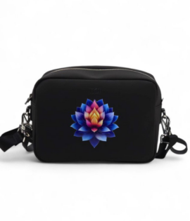 Stroller Case Linea Lotus - Borsa Viaggio artigianale nera