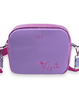 Borsa Bambina Personalizzata - Borsa a Tracolla Lilla