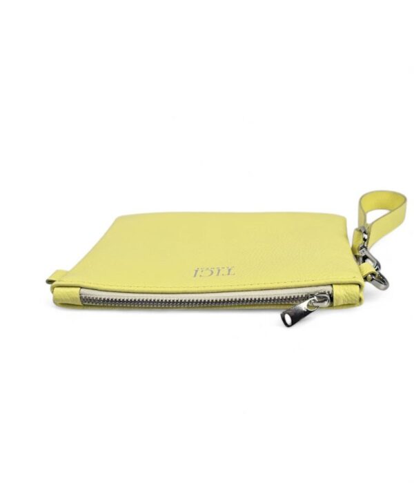 Pochette artigianale gialla