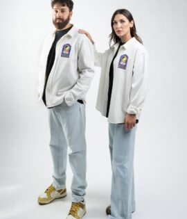 Worker Shirt | Camicia Unisex "Santa Mamma" - Natural Raw