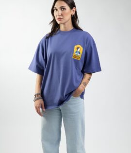 Blaster T-shirt Oversize Unisex "Santa Mamma" - Dusk
