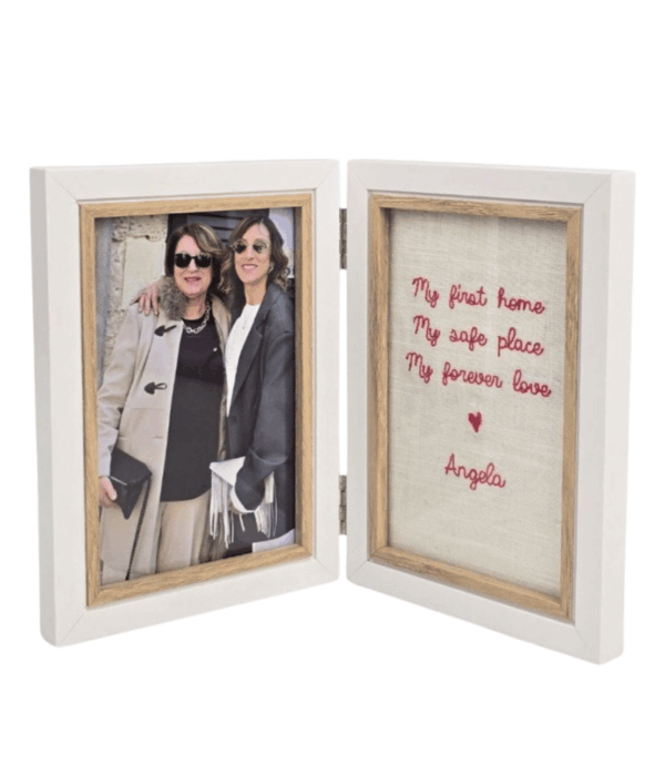 Double Mother's Day Frame - Wooden frame 10x15