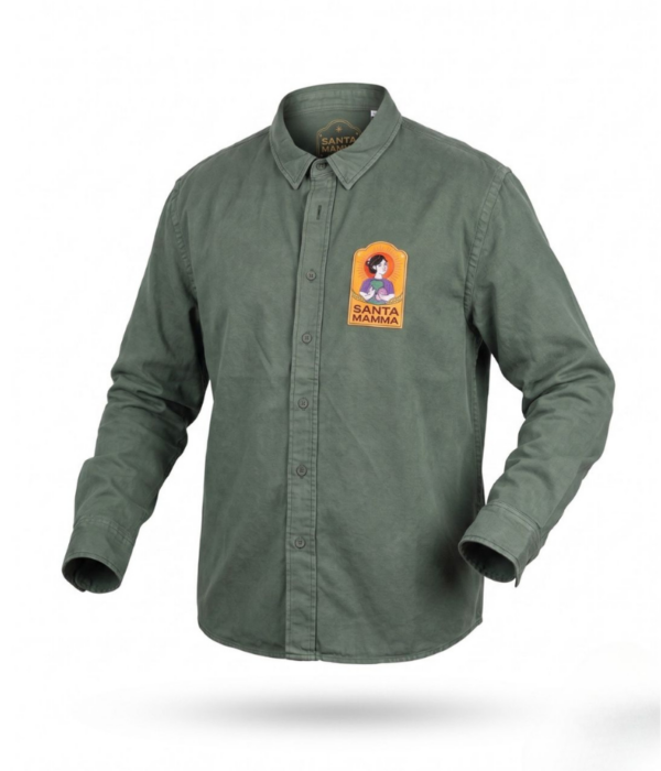 santa mamma worker shirt